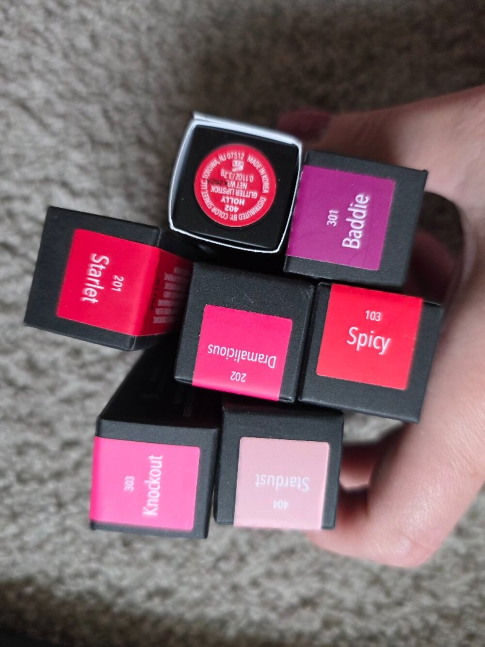 7 colorstreet lipstick bundle